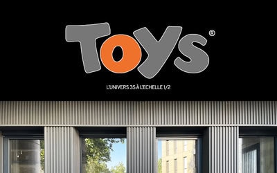 TOYS : bardage métallique à l'échelle 1/2