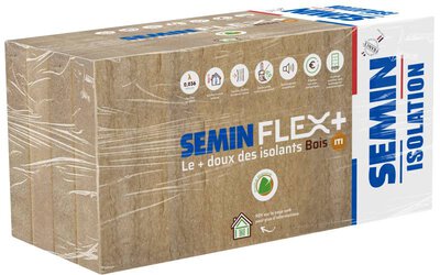 SEMIN Flex + : isolant flexible en fibres...