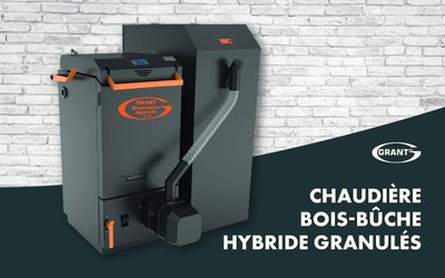 Biomasse Hybride : chaudière hybride bois/granulé