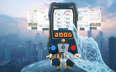 testo 558s : manifold électronique avec bloc...