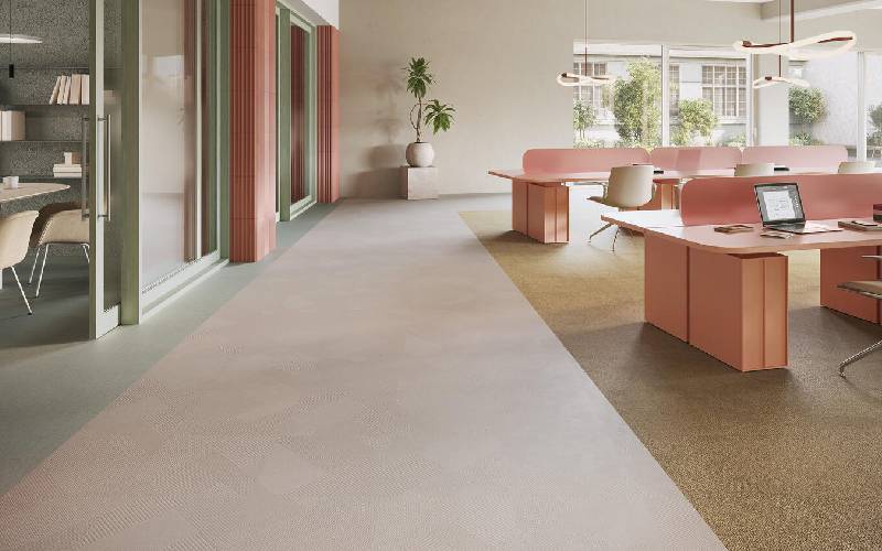 iD Square Loose-Lay : conçu pour les espaces de bureaux - Batiweb