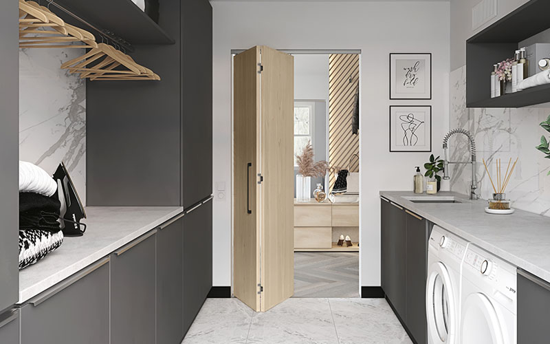 TANGO - Système coulissant/pliant pour portes de séparation et portes de placard en bois - Batiweb