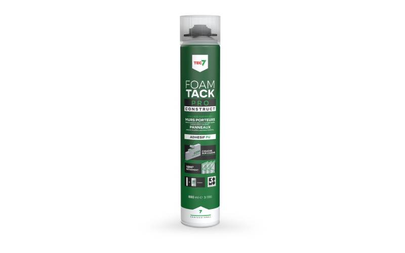 Foamtack Pro Construct : colle mousse pour murs - Batiweb