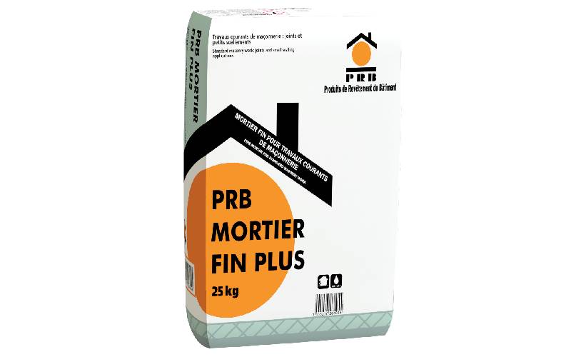PRB MORTIER FIN PLUS : mortier fin pour travaux courants de maçonnerie - Batiweb