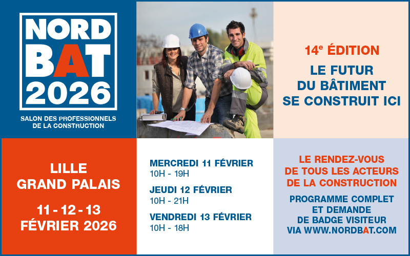 NORDBAT 2026 : Prochaine édition 11, 12 et 13 Février 2026 - Batiweb