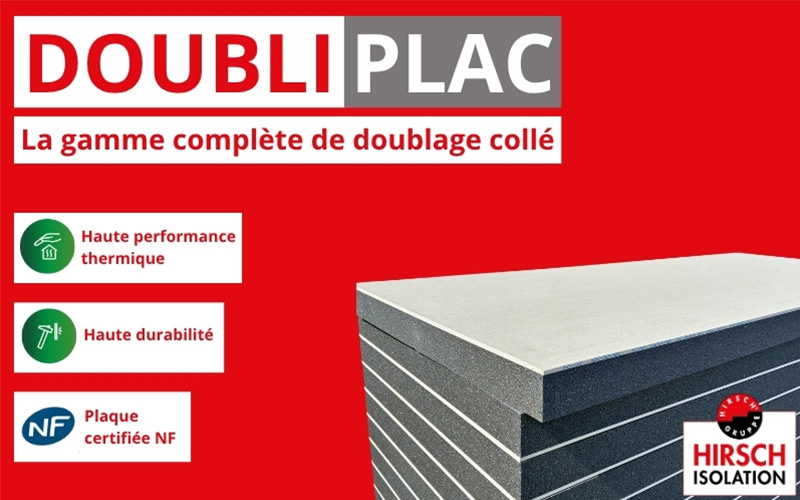 Doubliplac : la gamme de doublage collé pour l’isolation intérieure - Batiweb