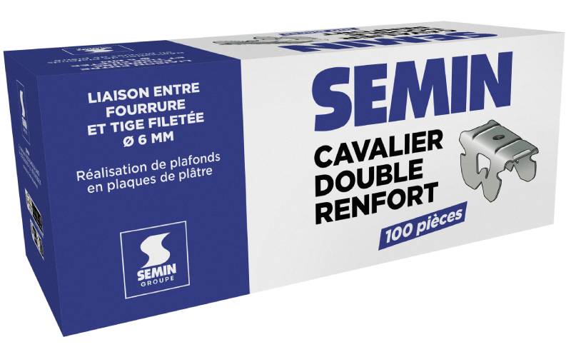 Cavalier double renfort : fixation fourrure plafond - Batiweb