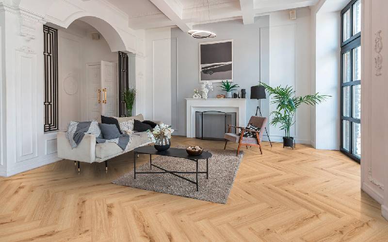 Rigid Herringbone : Lames et dalles rigides en PVC - Batiweb