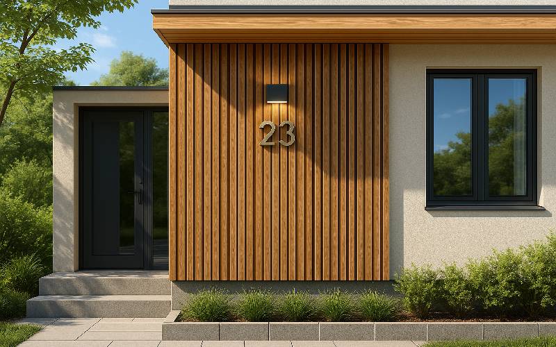 Bardage gamme Ligna effet Faux claire-voie - Batiweb