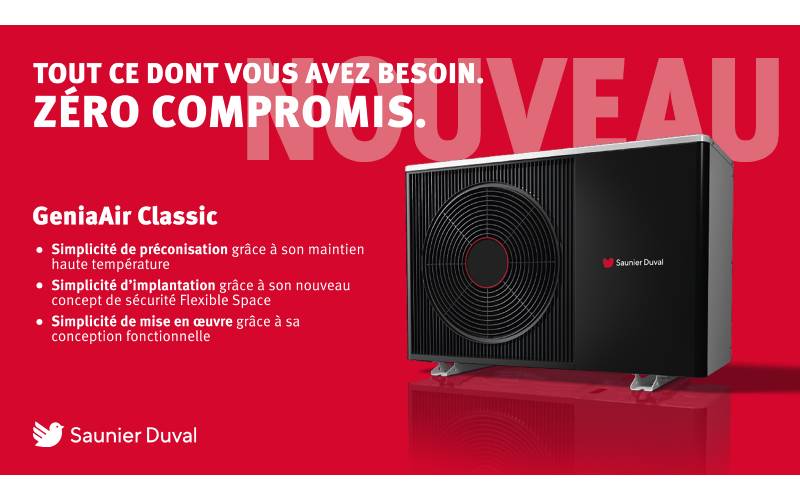 GeniaAir Classic : elle a tout ce qu'on attend d'une pompe à chaleur Saunier Duval - Batiweb