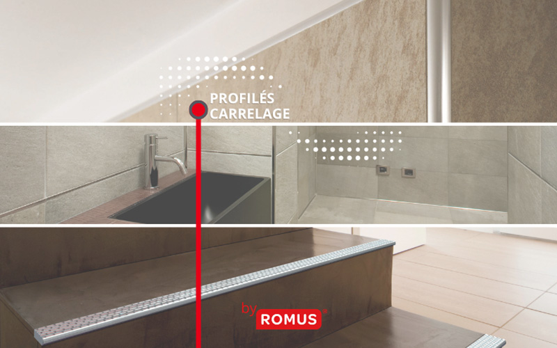 La gamme profilés carrelage by Romus - Batiweb