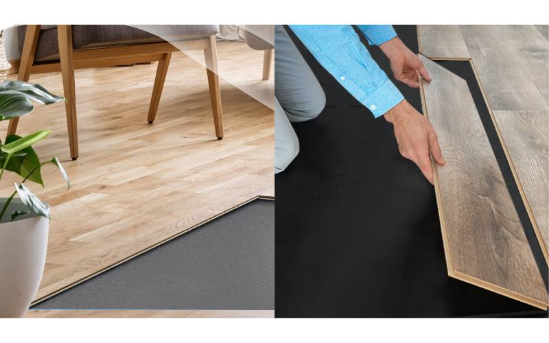 Sous-couches DIN’Acoustique parquet et stratifié confort phonique - Batiweb