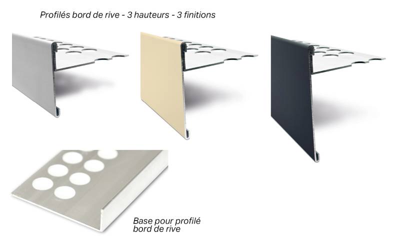 Profilé bord de rive DINAC pour terrasse sur plots - Batiweb