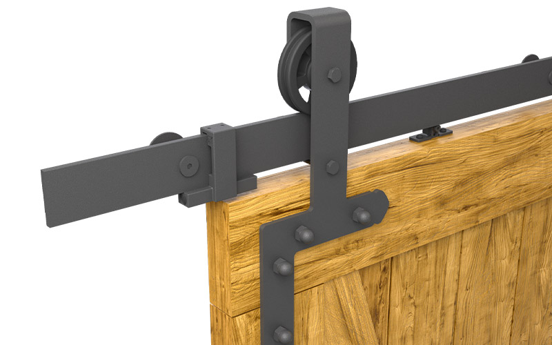 ROC®-DESIGN - Système coulissant droit sur fer plat - Batiweb