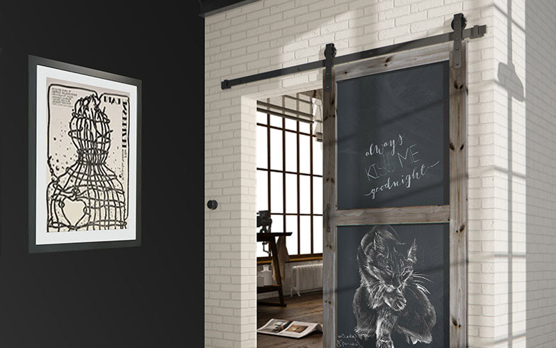 ROC®-DESIGN - Système coulissant droit sur fer plat - Batiweb