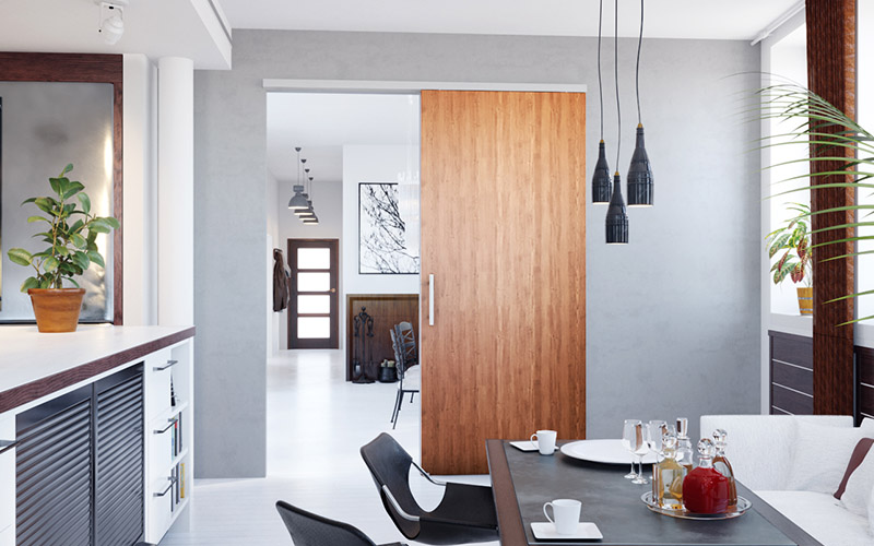 SAF®-SLIM - Système coulissant droit pour portes en bois - Batiweb