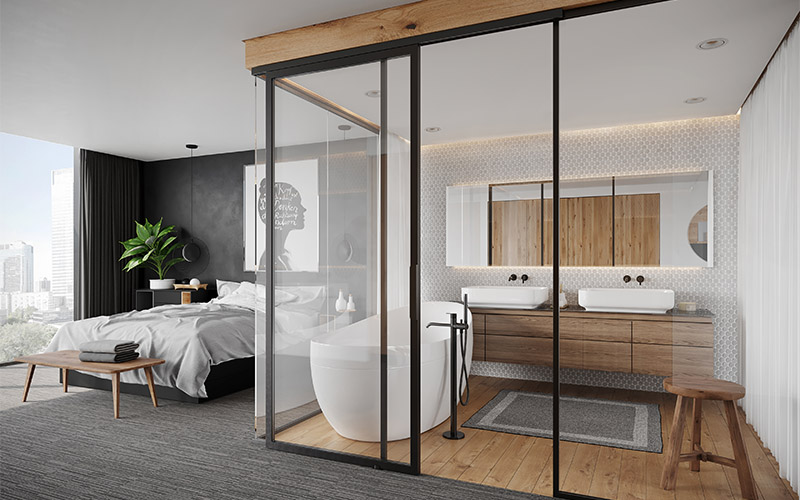 SAF®-SLIM - Système coulissant droit pour portes en bois - Batiweb