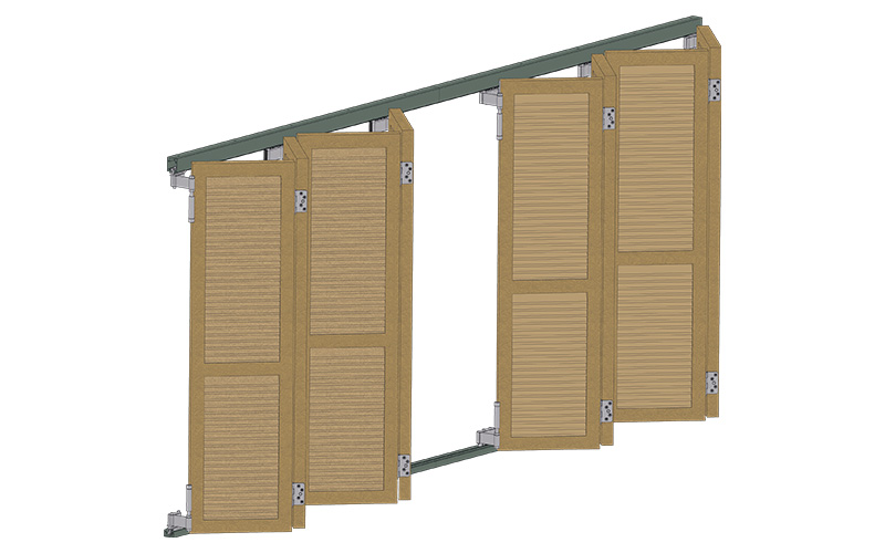 WIN-FOLD 3 - Système pour volets pliants coulissants - Batiweb