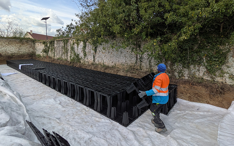 OPTIBOX : module SAUL pour eaux pluviales - Batiweb