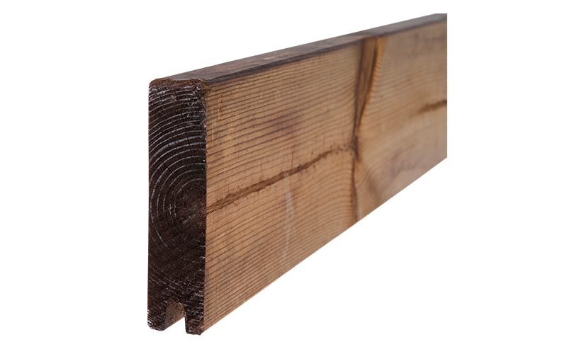 Lames bois 32 mm DIRICKX – Occultation bois pour clôture AXIS® Line - Batiweb