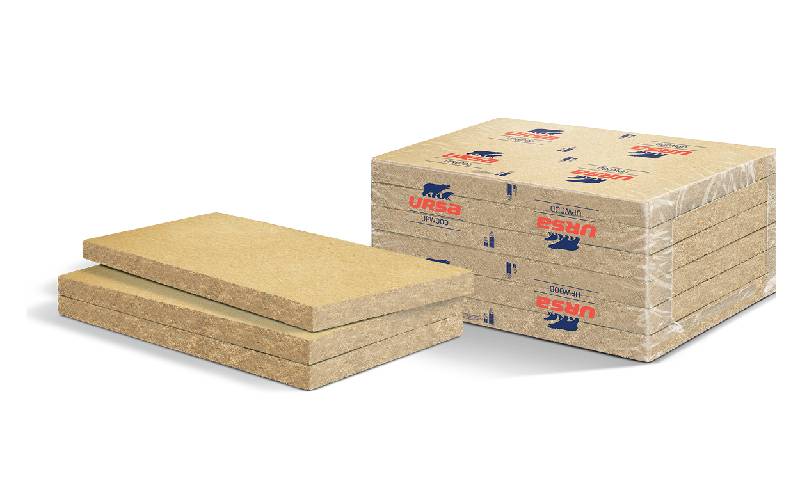 URSA UPWOOD : panneau isolant semi-rigide composé de fibres de bois - Batiweb