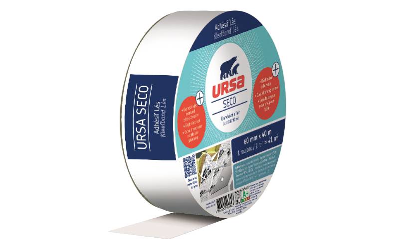 Kraft tape : adhésif pour raccord entre lés de membrane URSA SECO - Batiweb