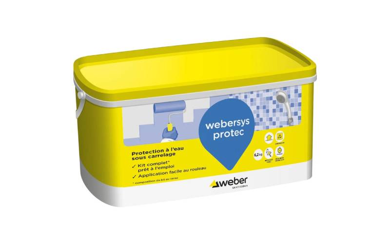 Protection à l’eau sous carrelage : webersys Protec - Batiweb