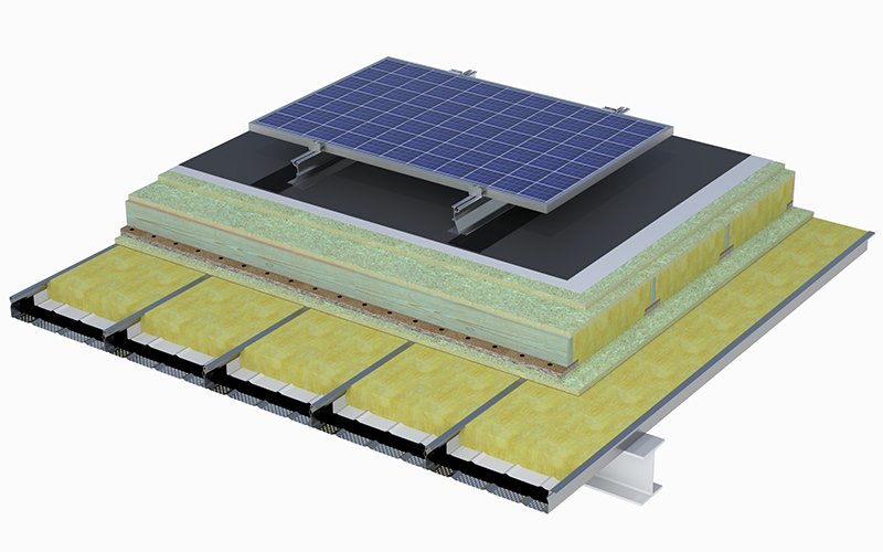 Plateau de toiture acoustique JI 92-500 DK Perfo - Batiweb