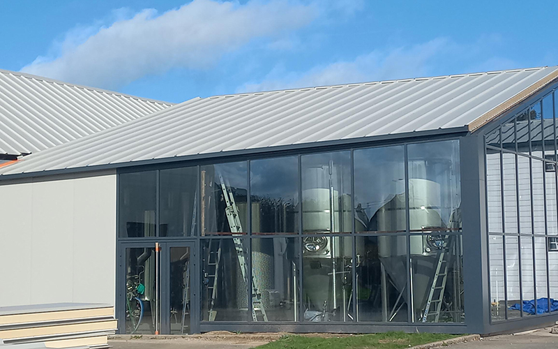 Panneau sandwich de toiture laine de roche JI Vulcasteel Roof 37-500 - Batiweb