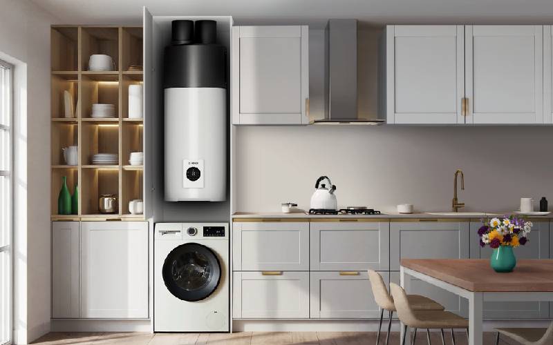 Compress 5001 DW W : chauffe-eau thermodynamique mural pour salle de bain et espaces réduits - Batiweb