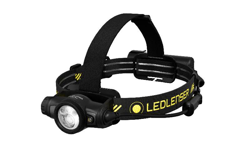 Lampe frontale LED rechargeable H9R PRO : puissante, étanche et avec éclairage adaptatif - Batiweb