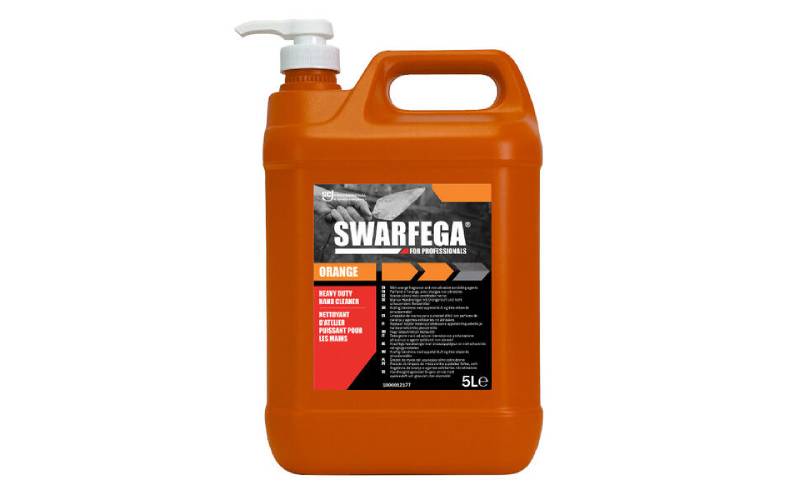 SWARFEGA Orange 5L : nettoyant mains intensif - Batiweb