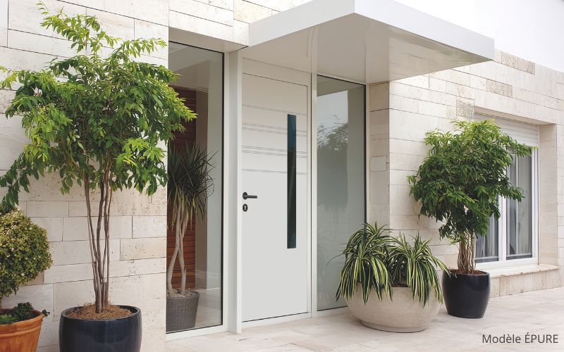 SOLOBLOC : porte d'entrée aluminium sur-mesure - Batiweb