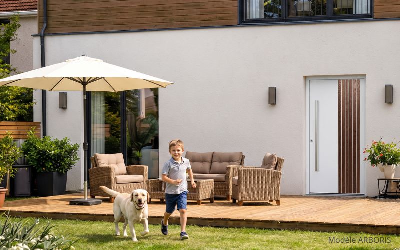SOLOBLOC : porte d'entrée aluminium sur-mesure - Batiweb