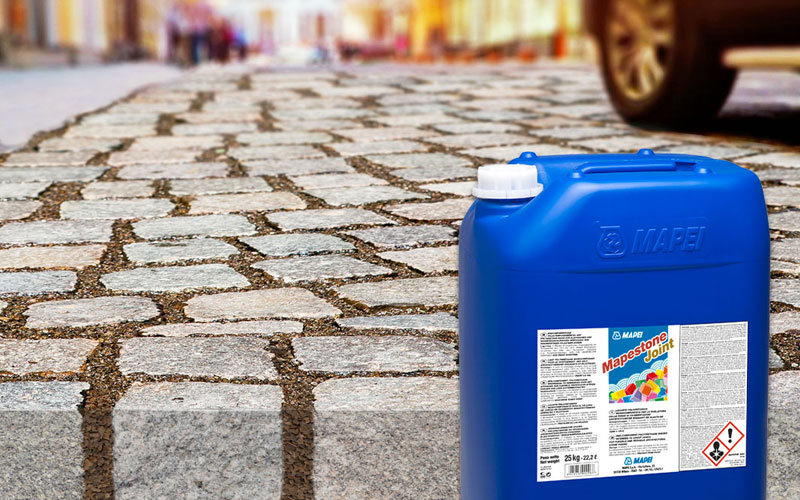 Liant polyuréthane MAPESTONE JOINT pour joints de pavés - Batiweb