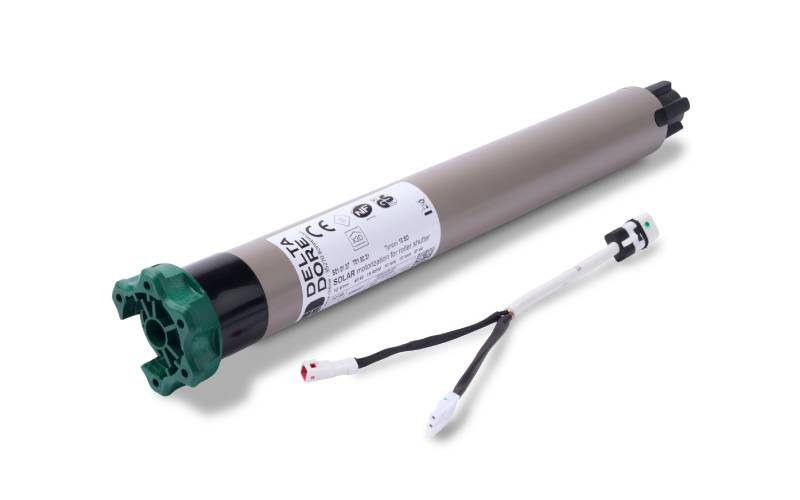 Tymoov 10 Solar : moteur de volet roulant Solar 12V DC radio X3D - Batiweb