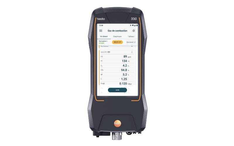 Testo 330, 320 et 862 : instruments de mesure connectés - Batiweb