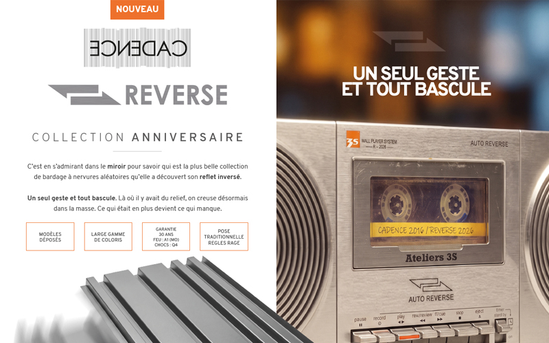 CADENCE REVERSE : bardage à nervures inversées - Batiweb