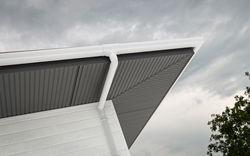 Lambris de sous-toiture PVC : une finition durable pour les débords de toit - Batiweb
