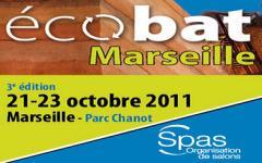 Salon écobat Marseille - 3ème édition 21, 22, 23 octobre 2011 – Parc Chanot Marseille Le rendez-vous pour bâtir et rénover durable en Méditerranée Batiweb Salon écobat Marseille - 3ème édition 21, 22, 23 octobre 2011 – Parc Chanot Marseille Le rendez-vous pour bâtir et rénover durable en Méditerranée Batiweb