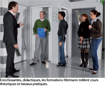 Hörmann propose un accompagnement permanent aux professionnels avec un large éventail de services dédiés