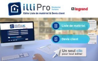 illiPro, le logiciel d'édition de liste de matériel et devis client - Batiweb