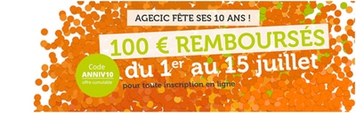 AGECIC Formations : 100 € remboursés du 1er au 15 juillet ! Batiweb AGECIC Formations : 100 € remboursés du 1er au 15 juillet ! Batiweb