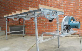 Table de sciage ergonomique ANOXA Batiweb Table de sciage ergonomique ANOXA Batiweb