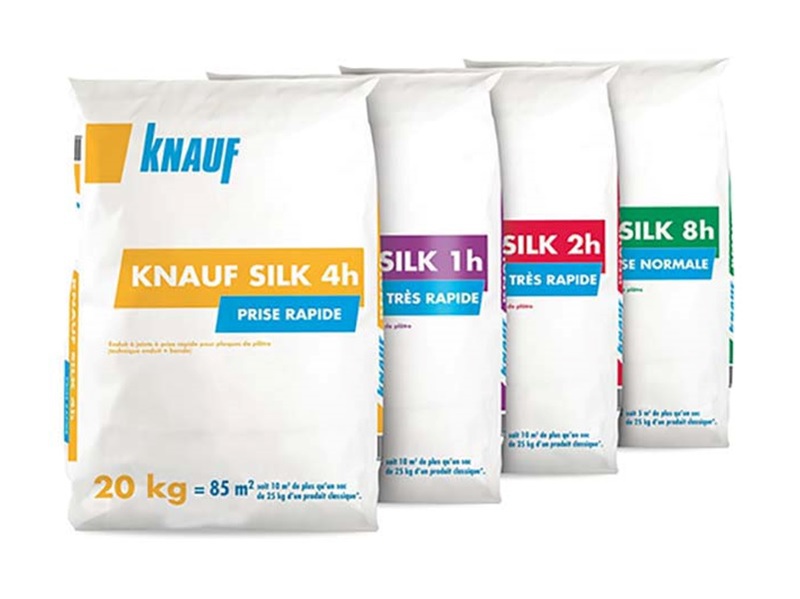 Knauf SILK, l’enduit à joints à prise pour plaques de plâtre qui allie finesse, productivité et moins de pénibilité sur les chantiers