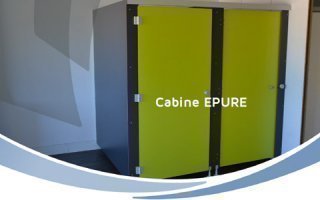 Saniclips lance EPURE, sa cabine design et conforme à la norme accessibilité des ERP - Batiweb