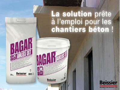 BAGAR AIRLISS EXT : le nouvel enduit semi-allégé de dégrossissage en pâte à projeter parfaitement adapté pour l’enduisage des supports béton Batiweb BAGAR AIRLISS EXT : le nouvel enduit semi-allégé de dégrossissage en pâte à projeter parfaitement adapté pour l’enduisage des supports béton Batiweb