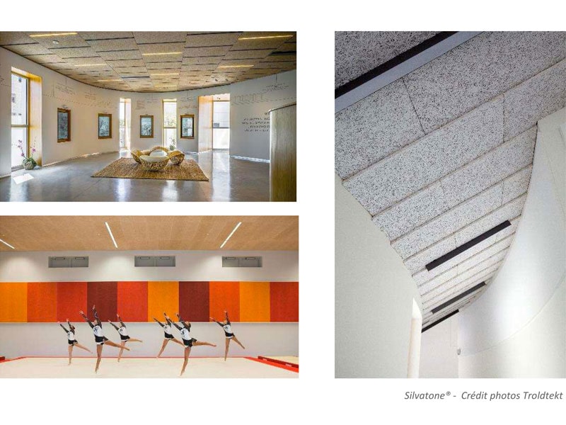 Nouvelle gamme de plafonds décoratifs et acoustiques : une solution naturelle pour la créativité architecturale - Batiweb