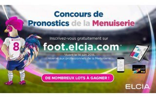 ELCIA lance le premier concours de pronostics de la Menuiserie - Batiweb