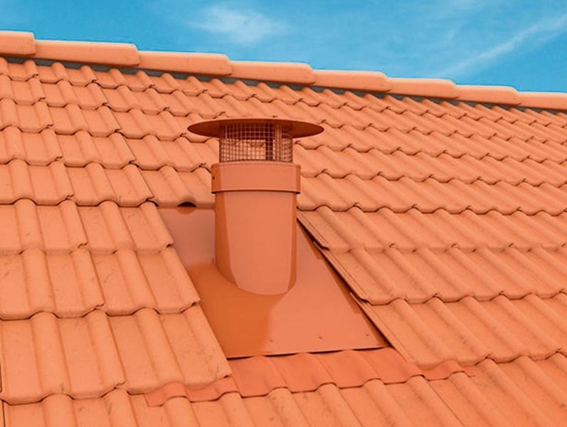 VENTÉLIA, la nouvelle sortie de toit ventilation haute performance, par Cheminées Poujoulat - Batiweb